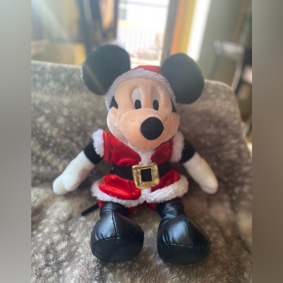 NWT Disney Store Holiday Mickey Santa 15" Hard to find! - Picture 2 of 8